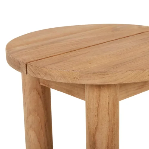 teak wood side table