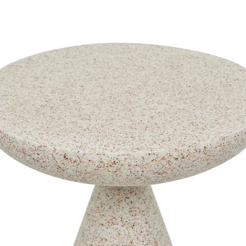 warm sand side table