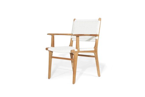 white armchair