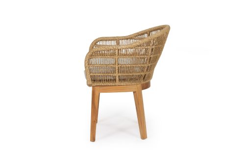 wooden arm chair