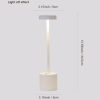 Touch-Control LED Table Lamp with Adjustable Color Modes - White