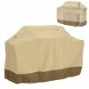 Waterproof Bbq Cover with Sundry Bag - 183x66x130cm Beige