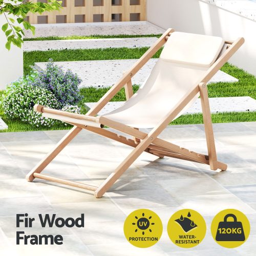 beige patio furniture