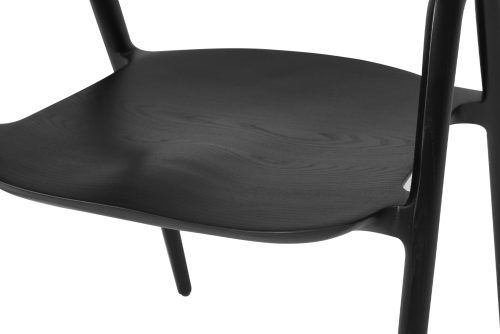 black kitchen chair