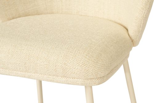white frame stool