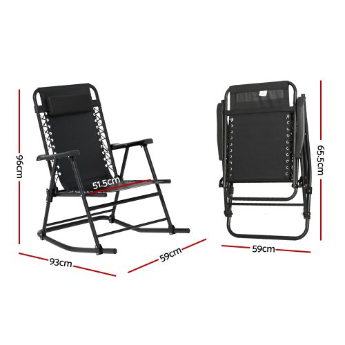 Gardeon reclining rocking chair