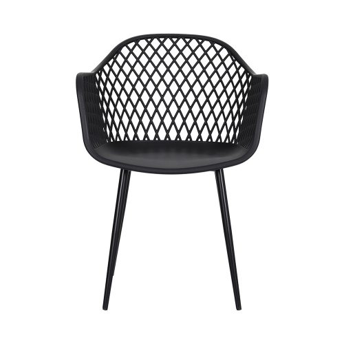 black garden chairs