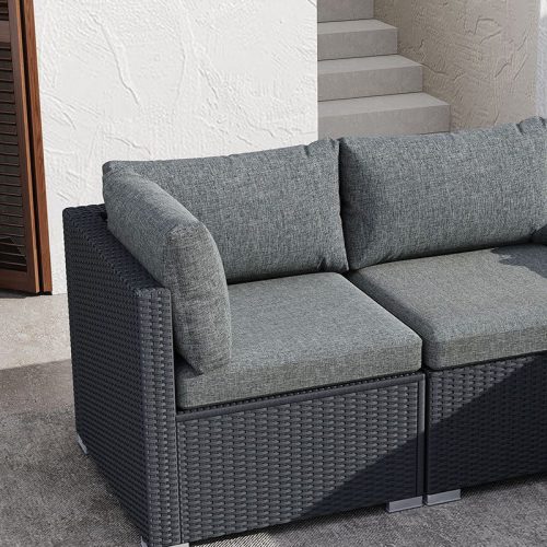 black outdoor lounge