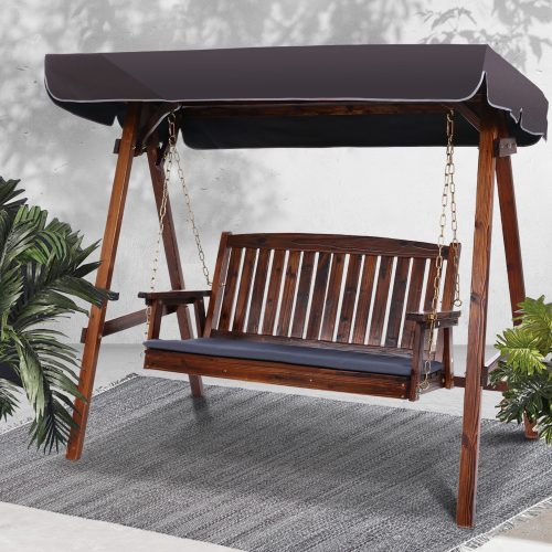 canopy garden bench