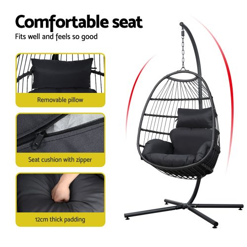 comfortable outdoor swing