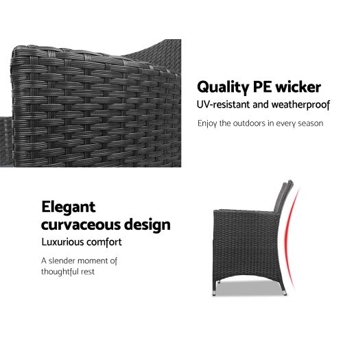 cushioned outdoor chairs