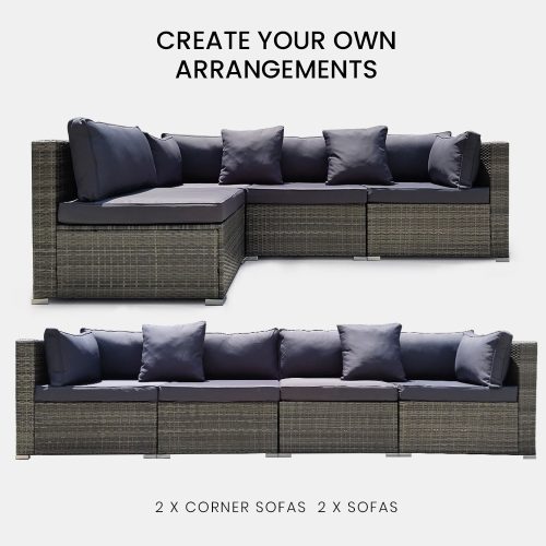 durable rattan sofa