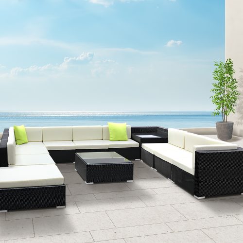 large outdoor lounge set