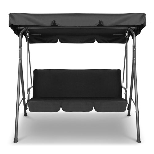 modern outdoor swing bench