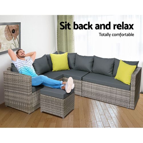 outdoor furniture grey