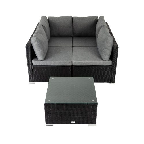 outdoor seating black