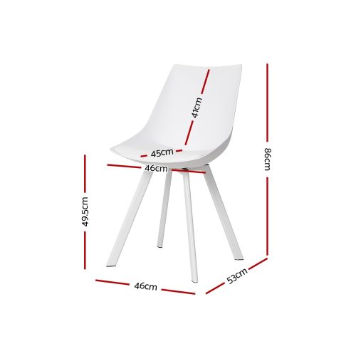 upholstered dining chairs white