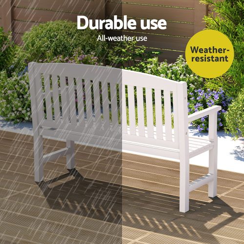 weather-resistant bench