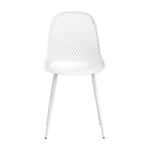 white garden dining chairs