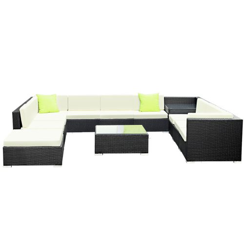wicker garden sofa set