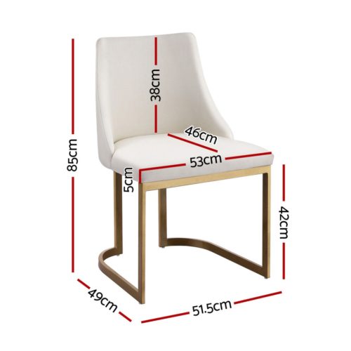 Artiss beige dining furniture