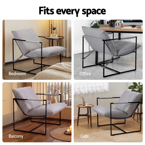 Artiss fabric armchair