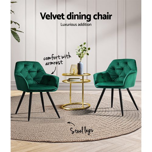 Artiss green dining furniture