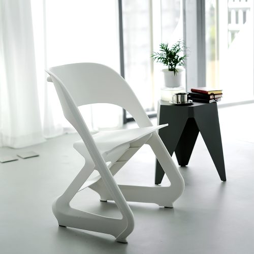 ArtissIn stackable chairs white