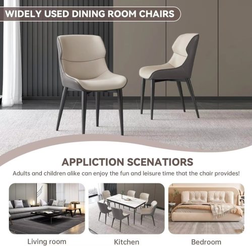 Minimal List dining chairs grey