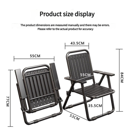 adjustable reclining beach chair