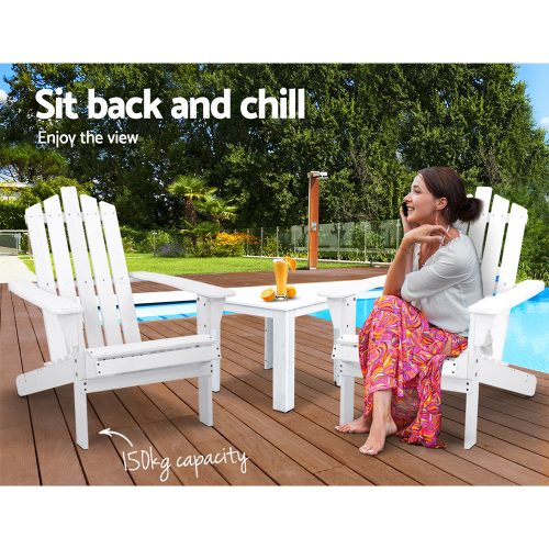 backyard Adirondack set