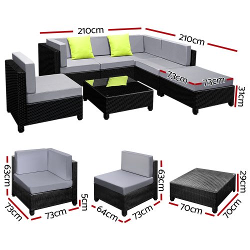 balcony or deck lounge set