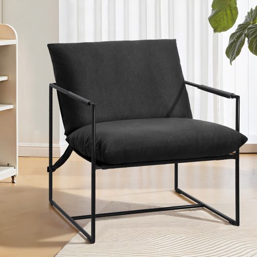 black accent chair