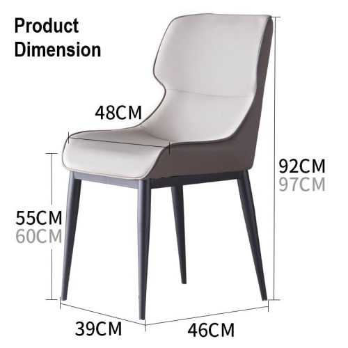 cafe dining chairs dark grey