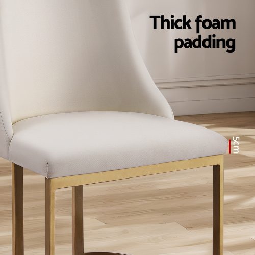 dining chairs with fabric frame