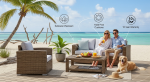 durable outdoor wicker lounges