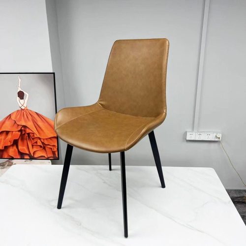 faux leather dining chairs set