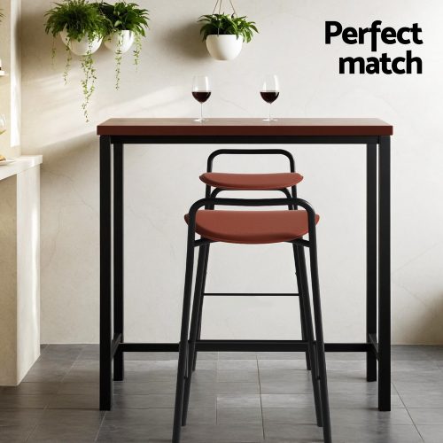 high table with stools cafe pub
