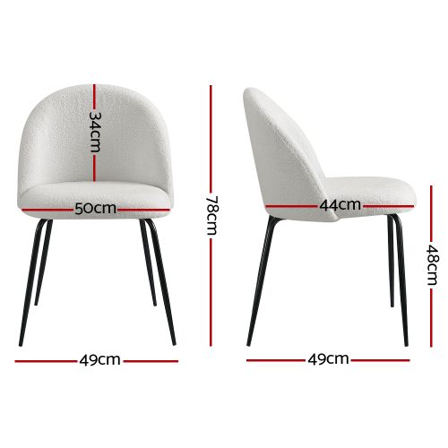 luxury sherpa dining chairs