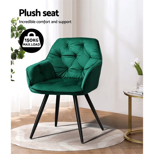luxury velvet dining chairs