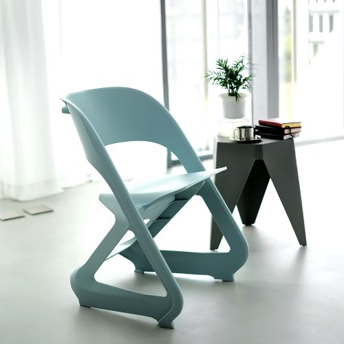 modern blue dining chairs