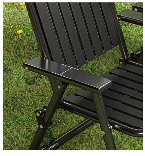 outdoor leisure chair black
