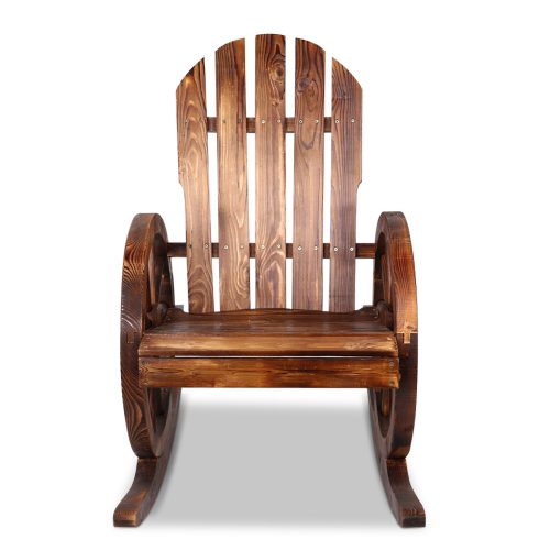 outdoor wagon wheel chair
