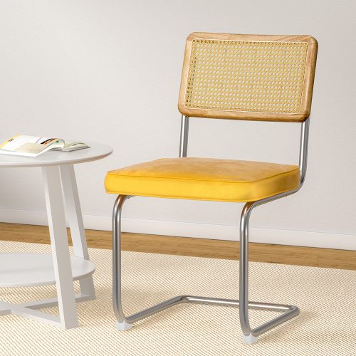 retro rattan dining chairs