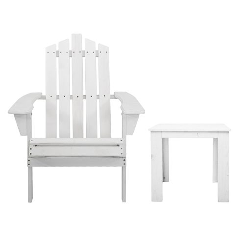 rustic patio chair and table set