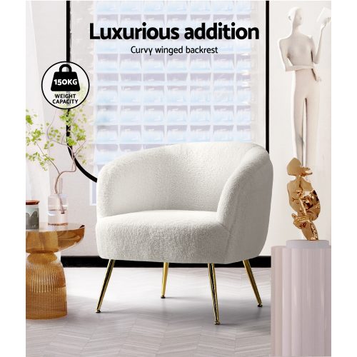sherpa upholstered chair