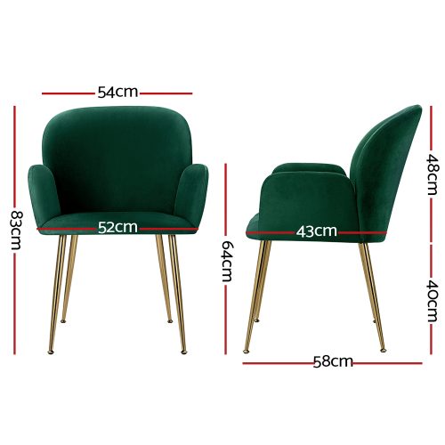 soft velvet dining chairs