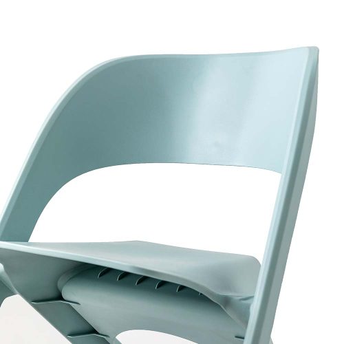 stackable plastic dining chairs blue