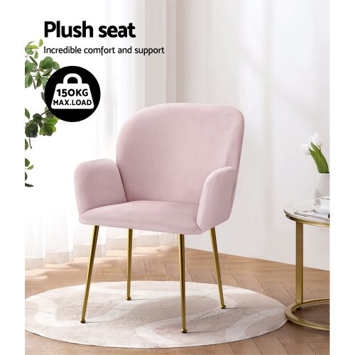 velvet armchair dining set