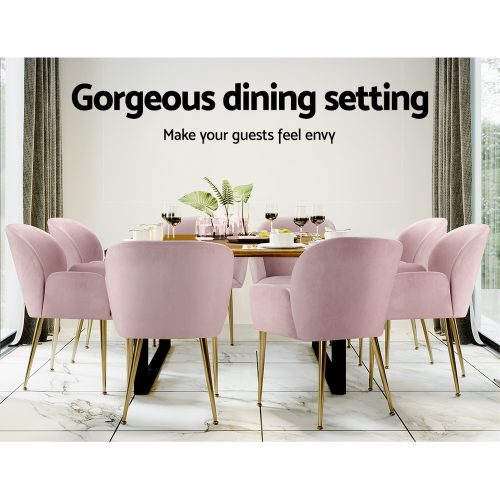 velvet upholstered dining chairs